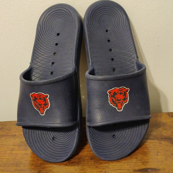 Men's Navy Slide Sandals - Picture 8 of 9